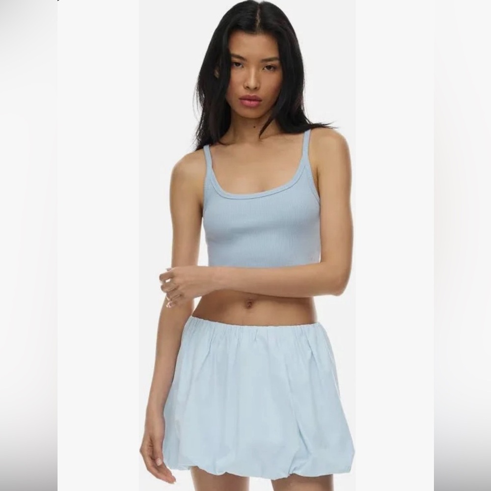 NWT Aritzia Light Blue Mini Skirt